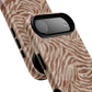 Personalized Zebra Print - Tough MagSafe® Magnetic Cases for Stylish Protection, Gifts for Wildlife Lovers, Trendy Accessories iPhone® 13, 14, iPhone 15, iPhone 16, iPhone 17, Pro, Pro Max, Plus Cases.