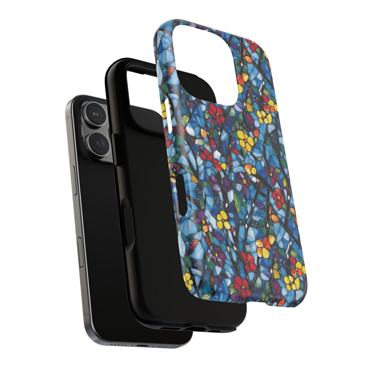 Colorful Floral Phone Case, Tough Magnetic Phone Cover, Durable Tech Accessory, Unique Gift for Her, Vibrant Smartphone Case