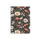 Blossom Elegance: Noir Garden Hardcover Notebook with Puffy Covers