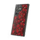 Velvet Petal Noir Floral Petal Clear Impact-Resistant iPhone and Samsung Case.