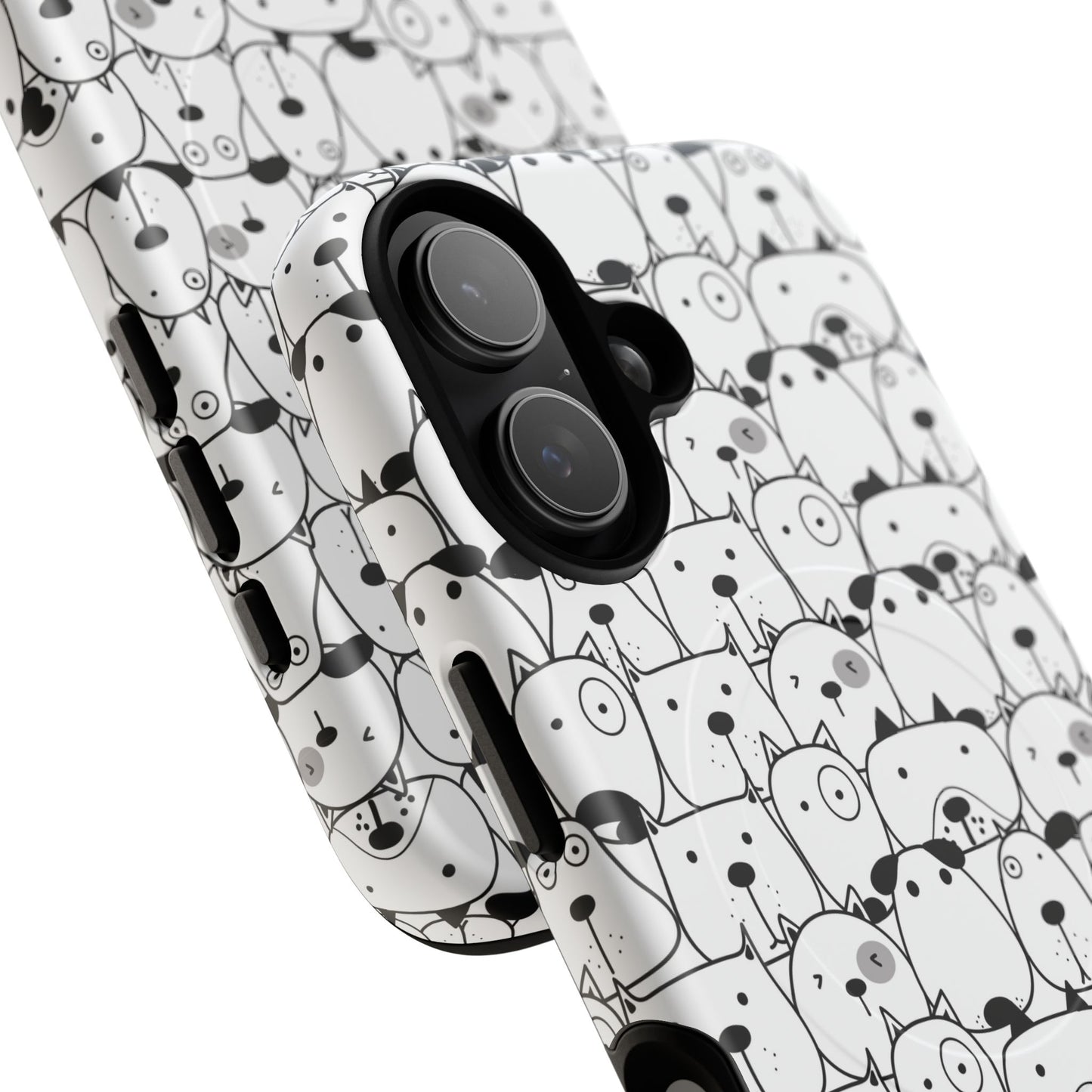 Cute Animal Pattern Phone Case, Tough Magnetic Cases for Pet Lovers, Gifts for Birthday, Holiday, Cute Accessories, Phone Covers