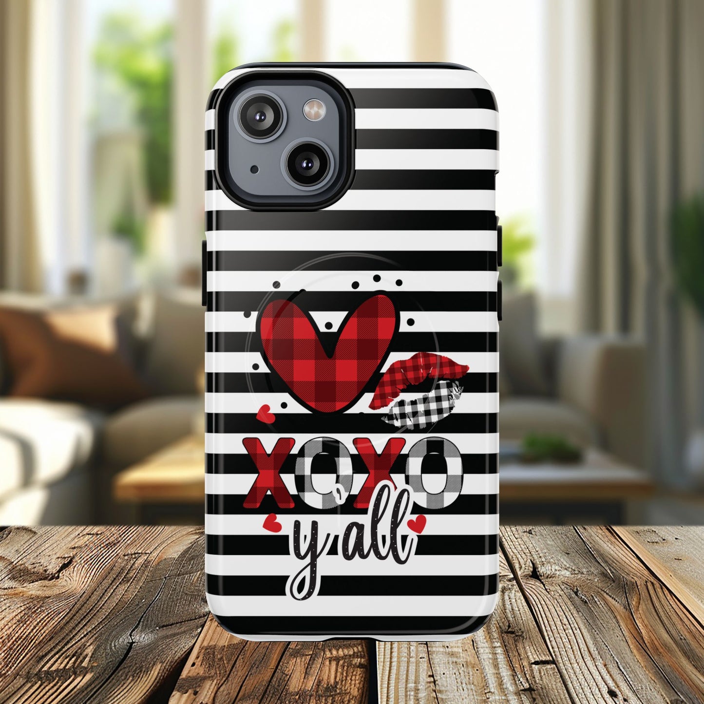 Stylish Tough Magnetic Phone Cases, Trendy Gifts for Her, Holiday Accessories, Floral Design, Cute Phone Protection