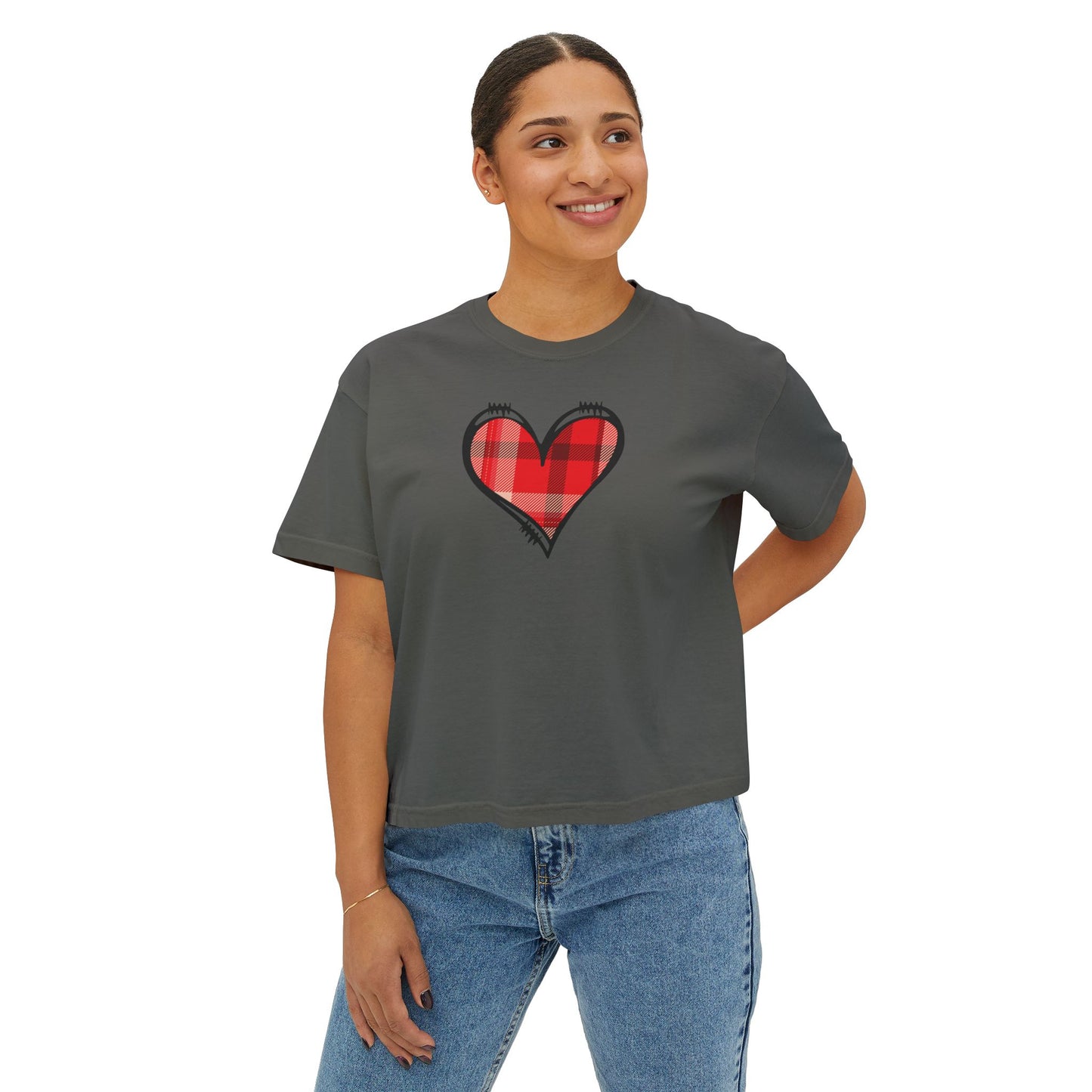 LOVE Always Women's Comfort Colors Boxy Tee