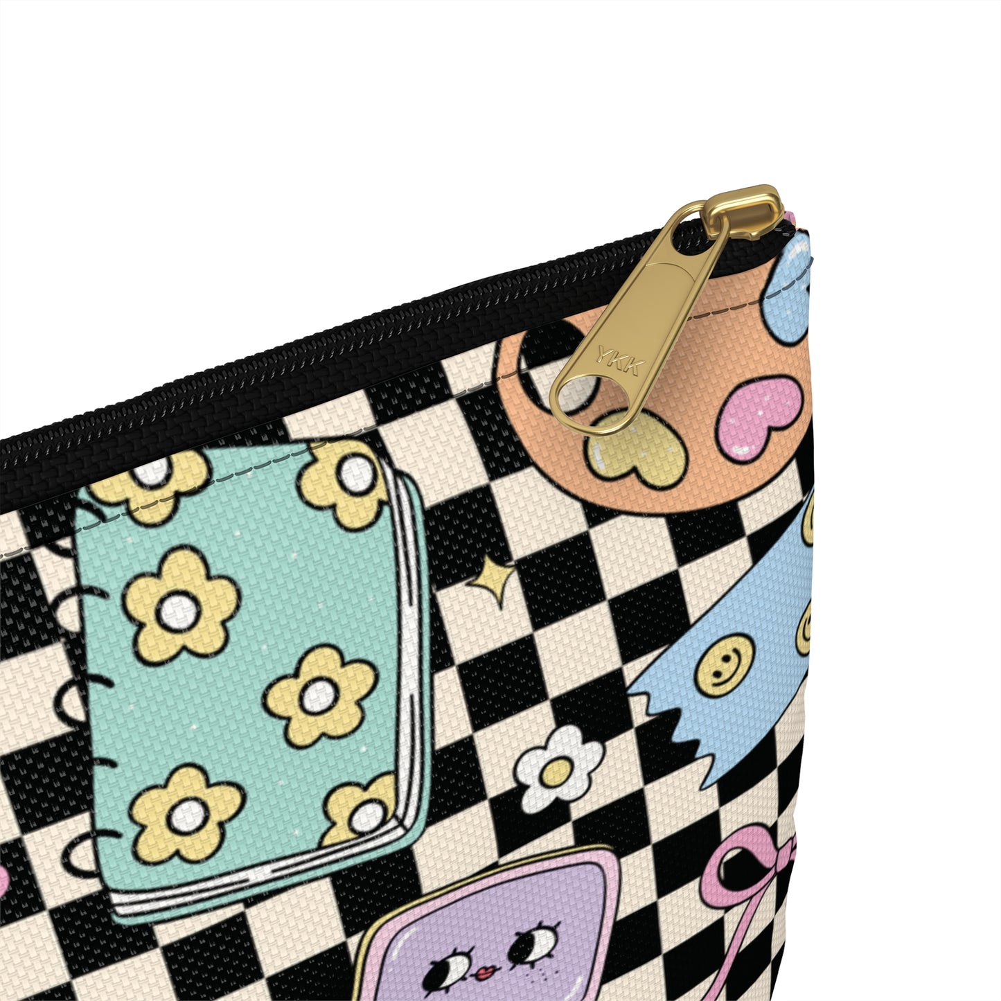 Personalized Black Doodle Daydream Composition Book Inspired Accessory Pouch, Kids School Supplies, Classroom Organizer, Teacher Gift, Fun Stationery Case, Back to School