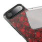 Velvet Petal Noir Floral Petal Clear Impact-Resistant iPhone and Samsung Case.