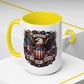 4th of July Eagle Coffee Mug — Patriotic American Flag Accent Mug (11/15oz)