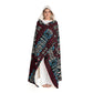 Ethnic Rhythms Snuggle Hooded Sherpa Fleece Blanket