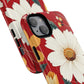 Floral Fusion Tough Magnetic Phone Case | Flower Design, Durable Protective Cover, Gift for Her, Spring Style, Unique Phone Accessory.