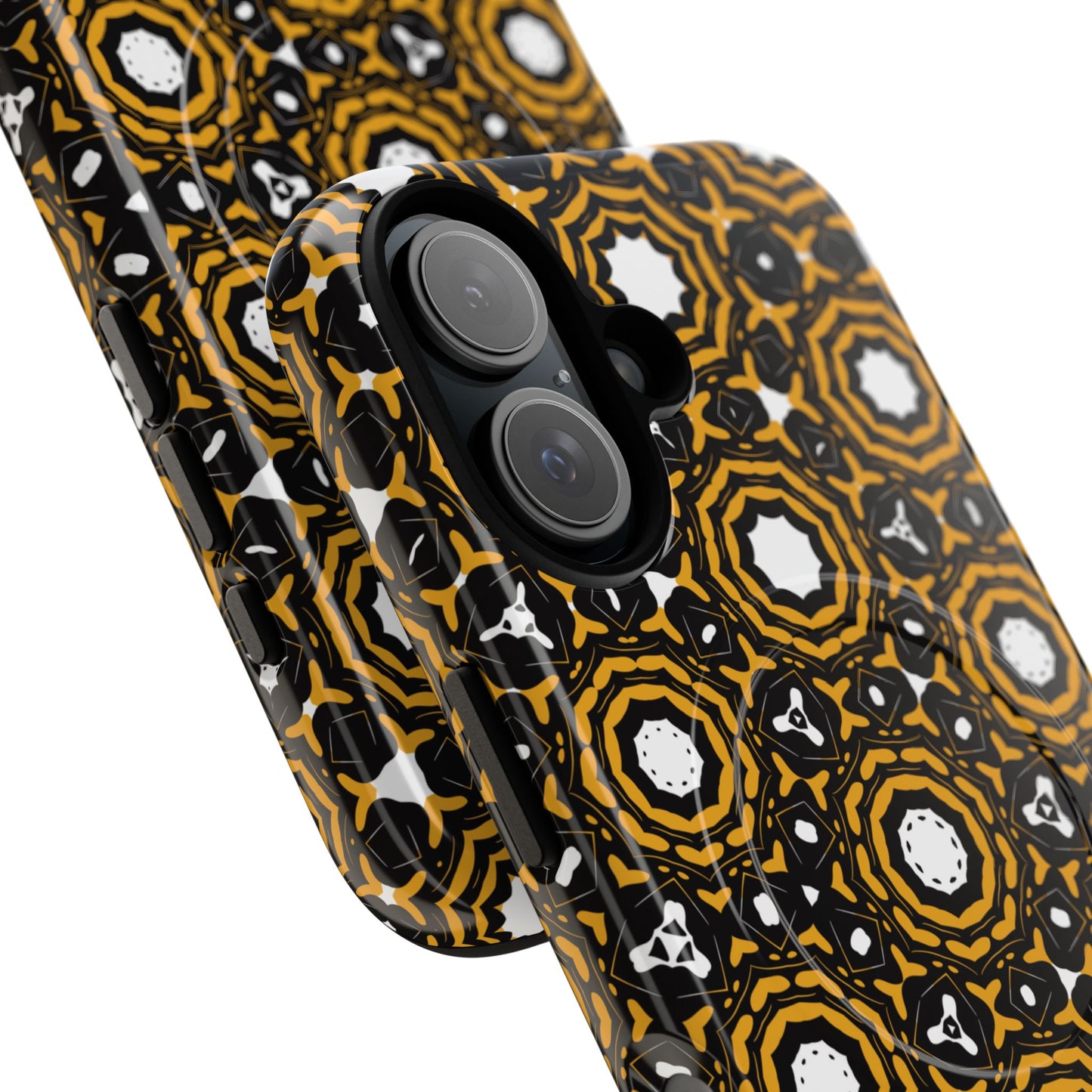 Stylish Tough Magnetic Phone Case, Unique Pattern Phone Cover, Durable Magnetic Case, Trendy Tech Accessories, Gift for Phone Lovers