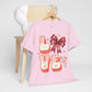 LOVE Charm Coquette Unisex Heavy Gildan Cotton Tee.