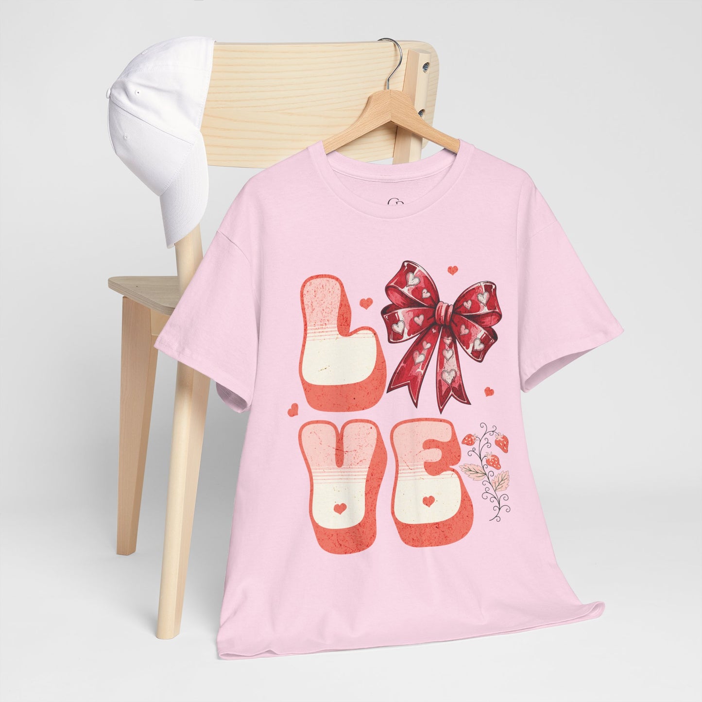 LOVE Charm Coquette Unisex Heavy Gildan Cotton Tee.