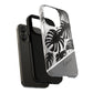 Personalized Monochrome Monstera Tropical Phone Case - Tough Magnetic MagSafe® Cases, Gifts for Nature Lovers, Stylish Phone Accessories, Gifts for Her.
