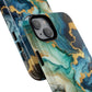 Ocean Quartz Luxe Marble Pattern Tough Magnetic iPhone Case, Phone Accessories, Luxury Gift, Durable iPhone Cover, Unique Design for iPhone Users.