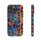 Psychedelic Visions Colorful Art iPhone Case - Tough Cases with Vibrant Abstract Design