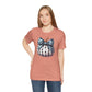 Polka Dot Pumpkin Charm Unisex Jersey Short Sleeve Tee