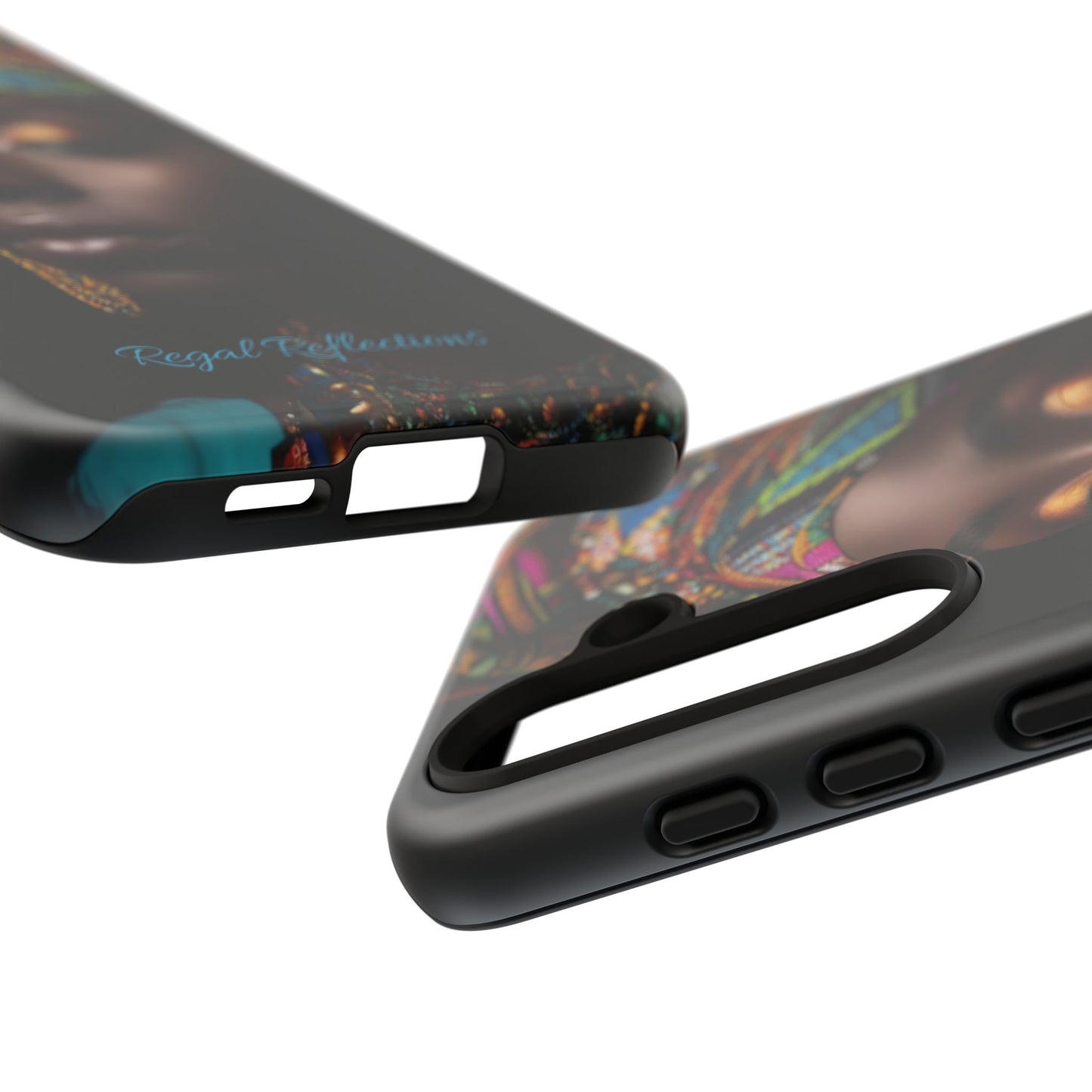 Regal Reflections: African Majesty iPhone, Samsung and Google Tough Phone Cases.