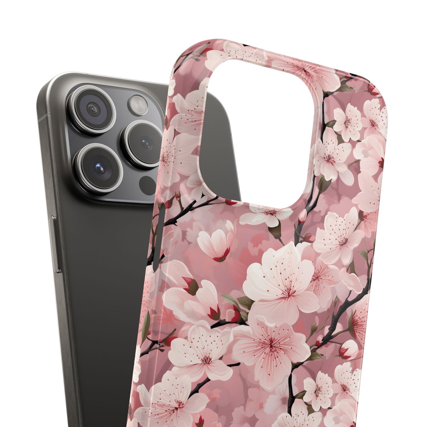 Cherry Blossom Slim Phone Cases for iPhone and Samsung