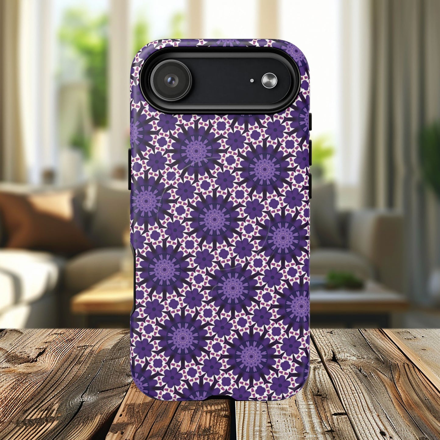 Twilight Petal Mirage Magnetic iPhone Cases, Unique Floral Designs, Tough Protection, Gift for Her, iPhone Accessories, Custom Cases