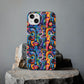 Psychedelic Visions Flexi iPhone and Samsung Case - Colorful Abstract Design.