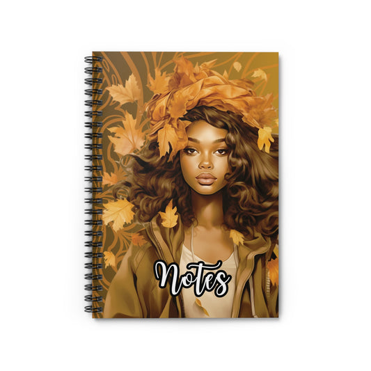 Autumn Inspired Spiral Notes - Notes, Fall Journal, Back to School Stationery, Unique Gift for Students, Cozy Writing Companion.