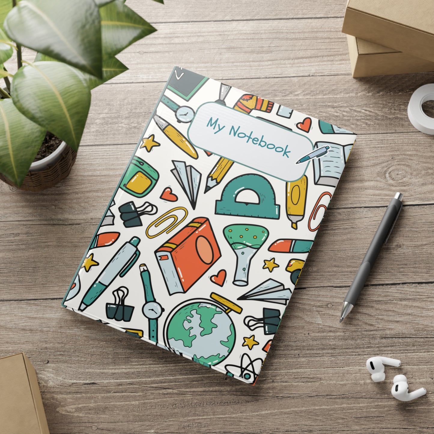 Emerald School Doodles A Hardcover Notebook (PY)