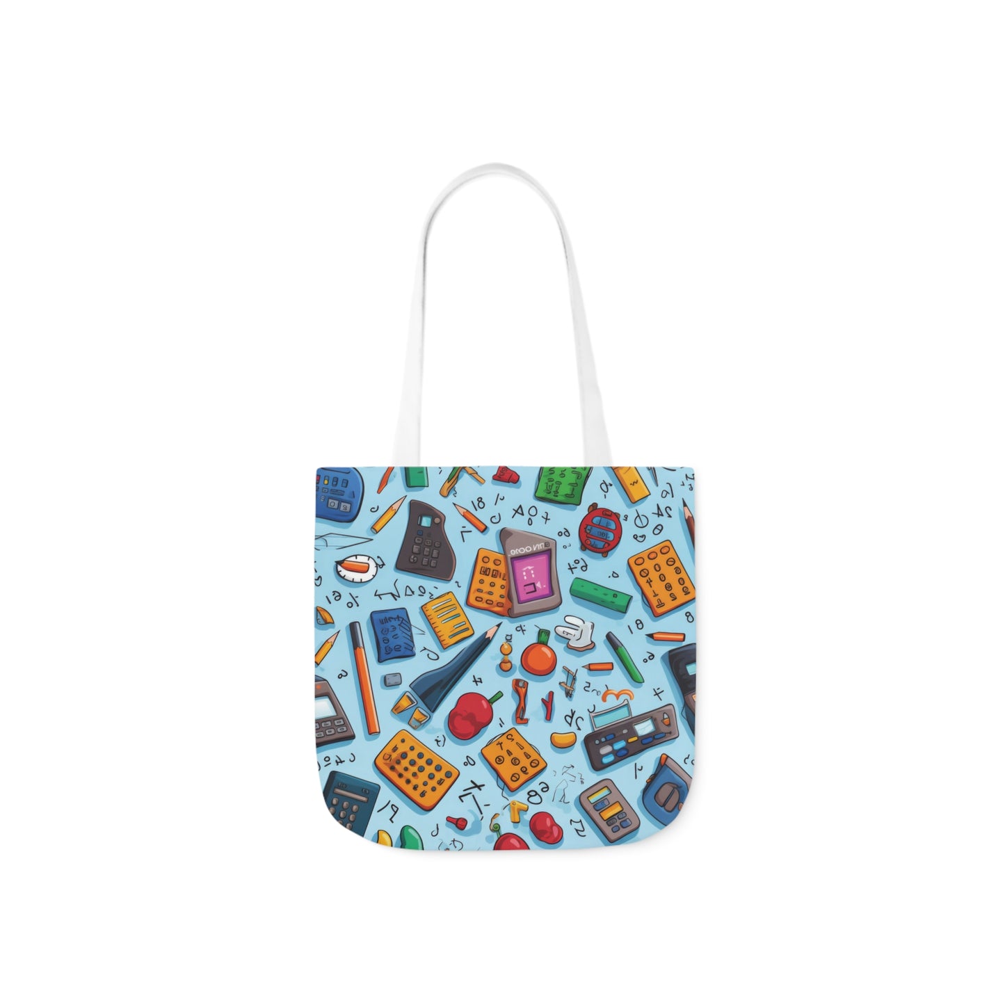 Blue Academic Adventures Canvas Tote Bag