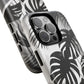 Personalized Monochrome Monstera Tropical Phone Case - Tough Magnetic MagSafe® Cases, Gifts for Nature Lovers, Stylish Phone Accessories, Gifts for Her.