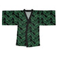 Black Tropical Bliss Serenity Kimono Robe (AOP)