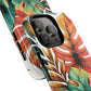 Tropical Monstera Leaf Phone Case - Stylish Tough Magnetic Cases, Floral Protection, Summer Vibe, Gift for Nature Lovers, Trendy Mobile Accessories