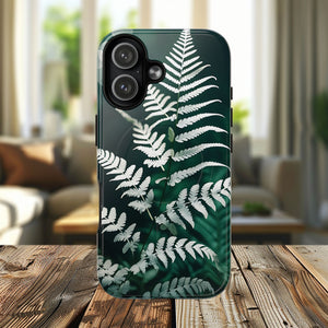 Elegant Fern Design Phone Case, Tough iPhone Cover, Nature Lover Gift, Botanical Phone Protector, Eco-Friendly Accessory