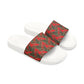 Red Tropical Bliss Women's Removable-Strap Sandals