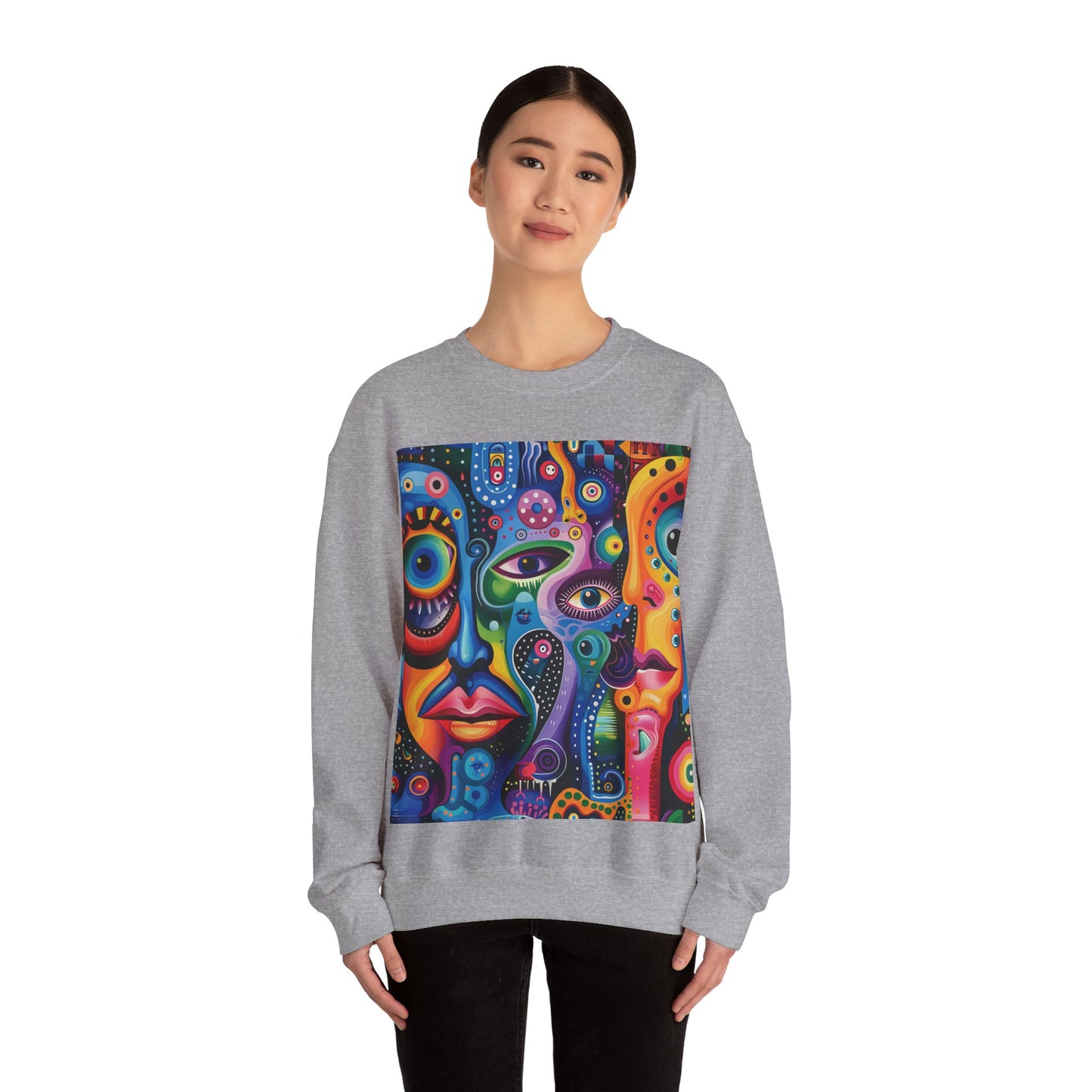 Psychedelic Visions Unisex Heavy Blend™ Crewneck Sweatshirt