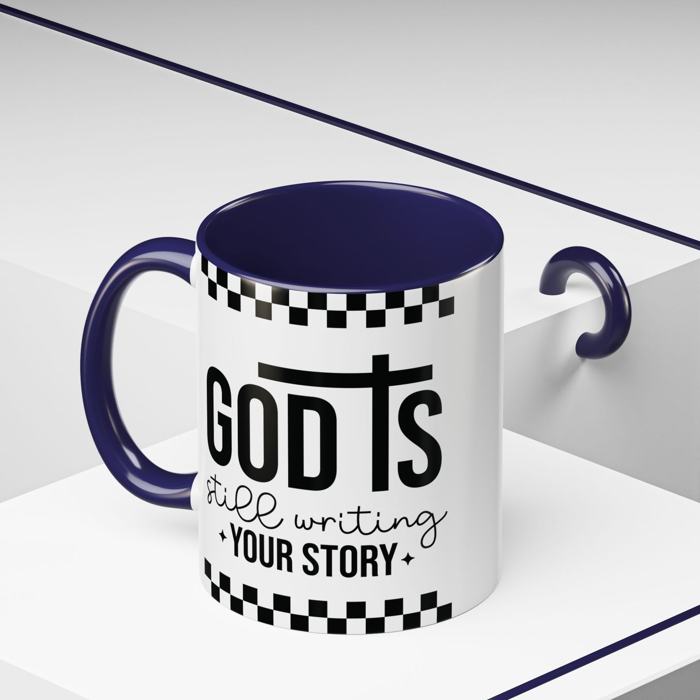 God is Still Writing My Story Accent Coffee Mug/11oz Mug