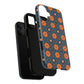 Saffron Tile Bloom Vibrant Floral Tough Magnetic iPhone Case, Durable iPhone Cover, Gift for Her, Floral Design, Unique iPhone Protection.