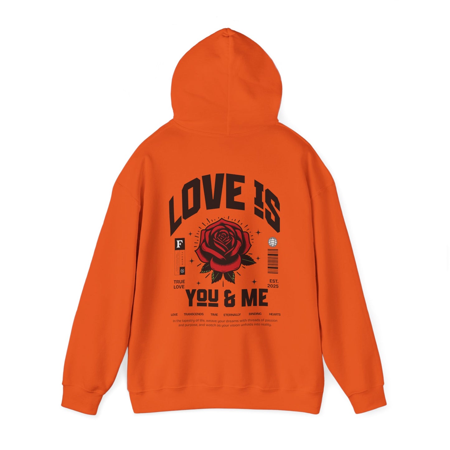 You and Me Unisex Gildan Hoodie Sweatshirt