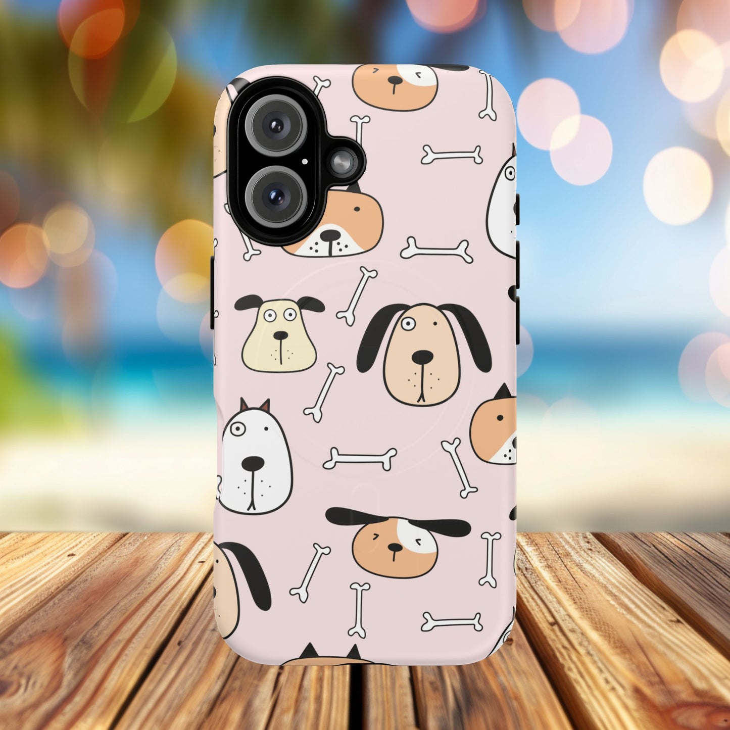 Cute Dog iPhone Case, Tough Magnetic Cases for Pet Lovers, Dog-Themed Accessories, Gift for Dog Owners, Unique iPhone Cover