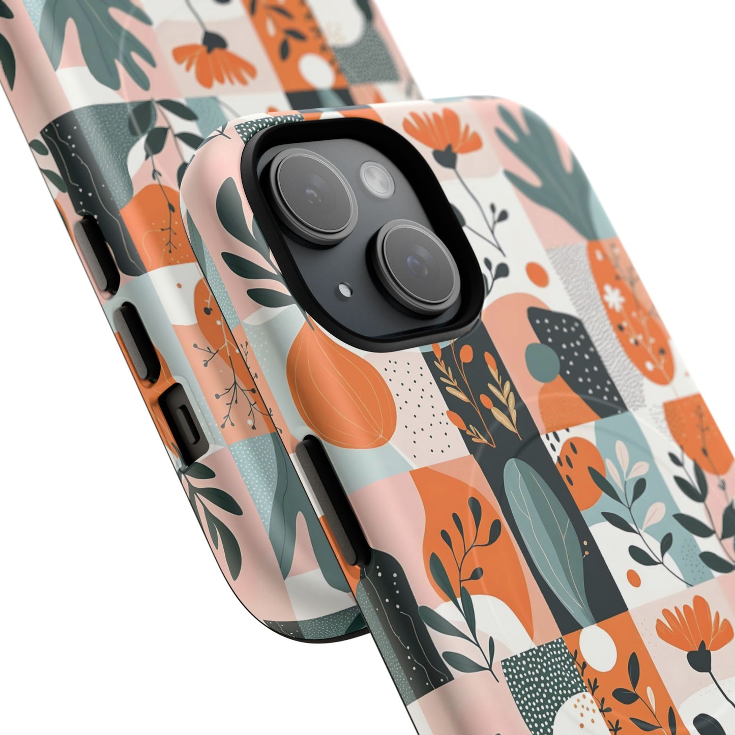 Botanical Bliss Tough Magnetic Phone Case, Durable Phone Cover, Gift for Her, Stylish Tech Accessory, Fall Vibes, Trendy Mobile Case