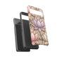 Personalized Lotus Floral Stained Glass Effect Tough Phone Case