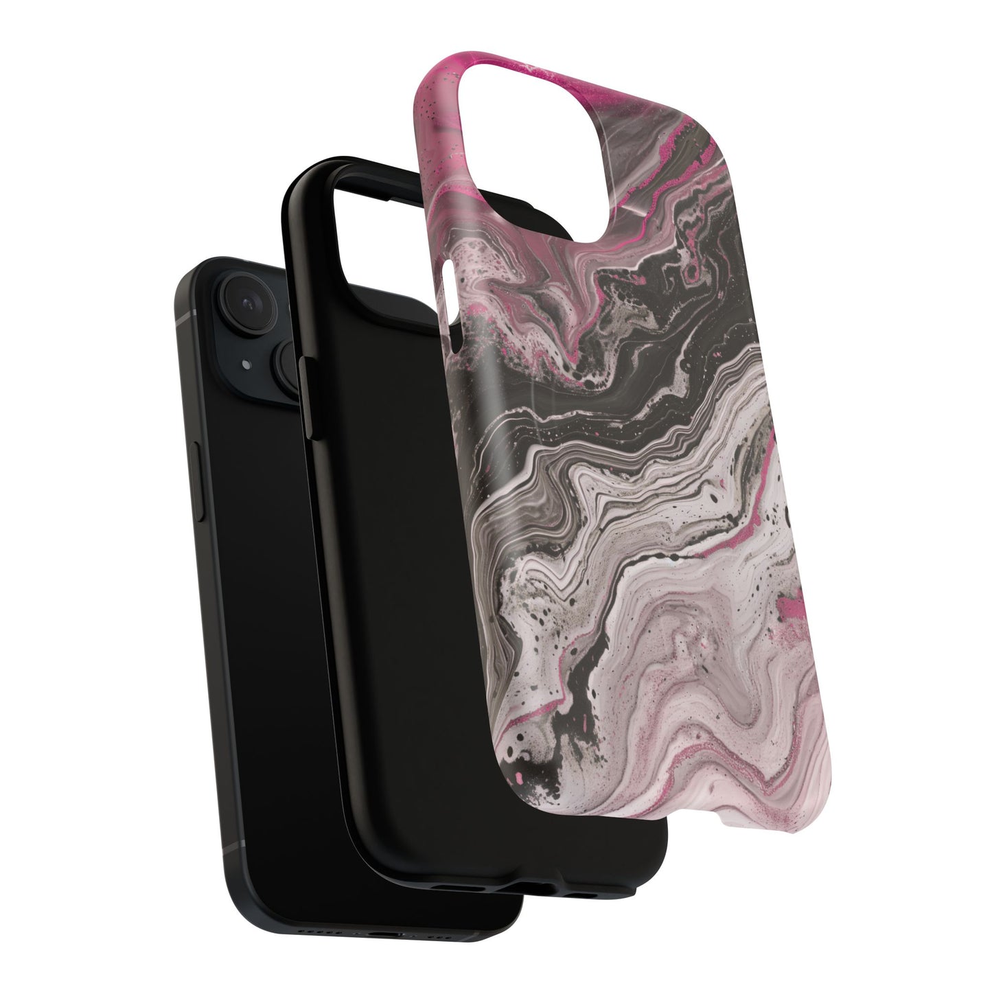 Stylish Magnetic iPhone Cases for Tough Protection, Trendy iPhone Covers, Gift for Teens, Modern Tech Accessories, Marble iPhone Design Cases