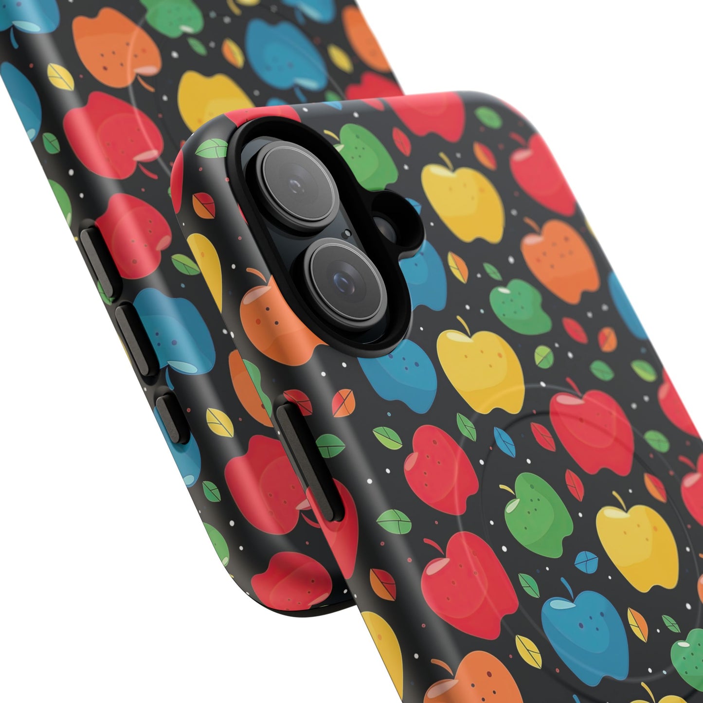 Apple Orchard Pop Magnetic iPhone Case, Tough iPhone Cover, Fun Cell iPhone Accessory, Gift for Kids, Gift for Teachers, Vibrant Tech Protection