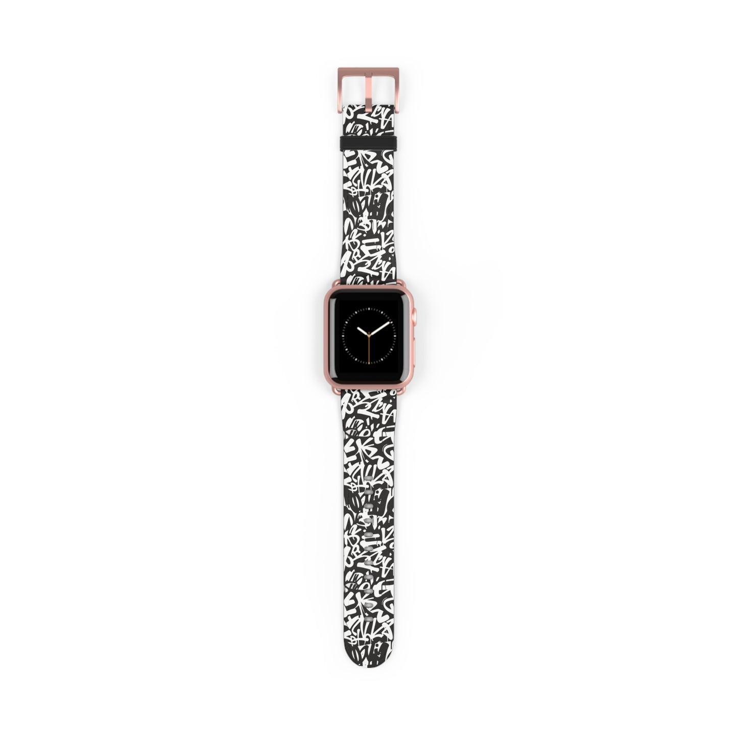 Urban Graffiti Print Watch Band - Trendy Accessory for Everyday Use,