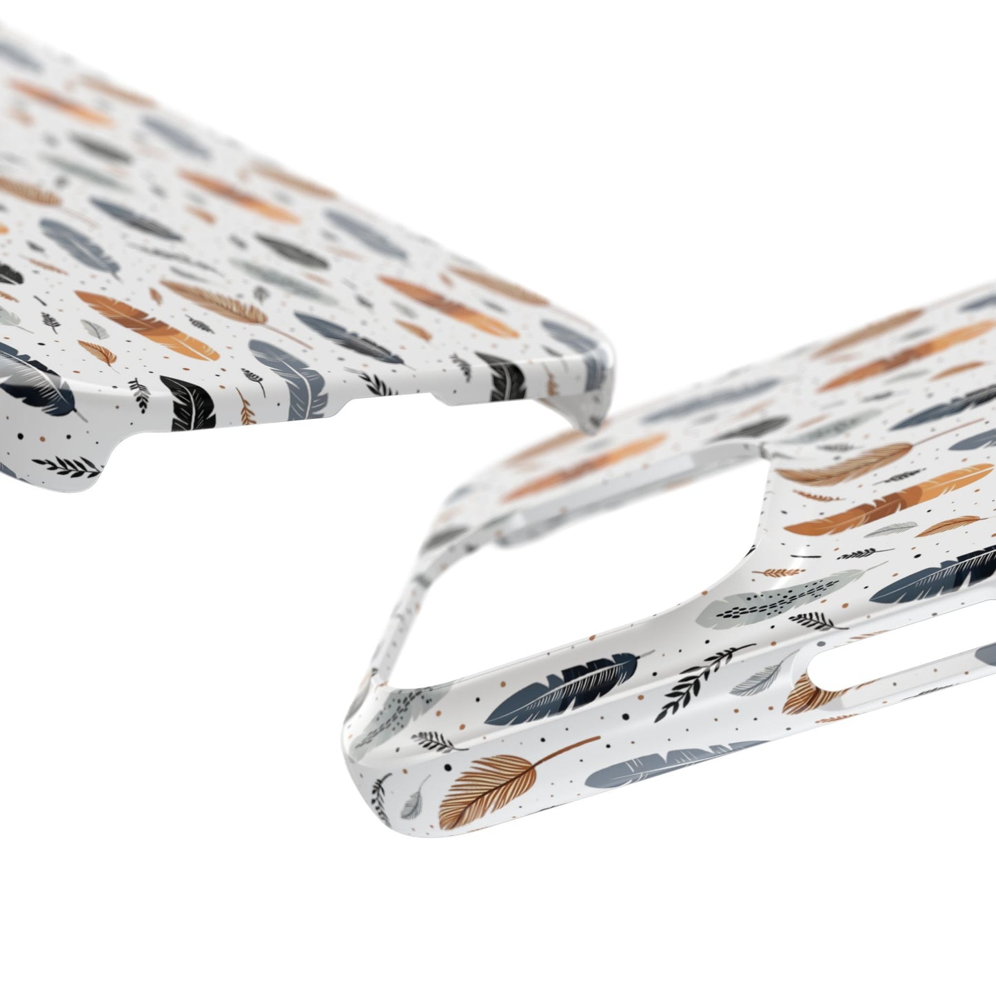 Whispering Feathers Slim Phone Cases for iPhone,  with Packaging a Gift for Her and Gift for Him.