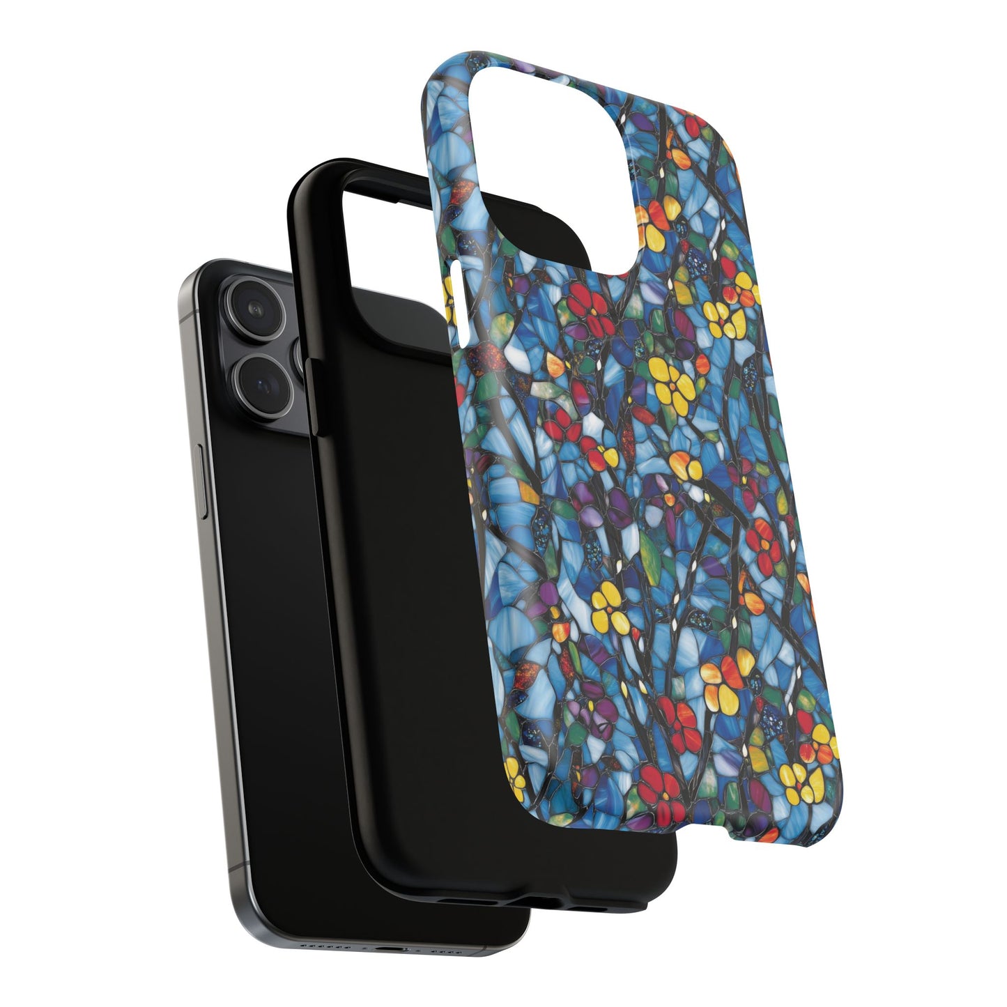 Colorful Floral Phone Case, Tough Magnetic Phone Cover, Durable Tech Accessory, Unique Gift for Her, Vibrant Smartphone Case