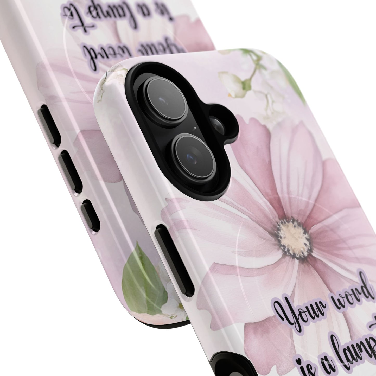 Your Word is a Lamp to My Feet Psalm 119:105 | Inspirational Gift, Tough iPhone Magnetic Case | Scripture, Bible Verse, MagSafe® iPhone® Tough Case, iPhone 14, iPhone 15, iPhone 16, Pro, Pro Max, Plus