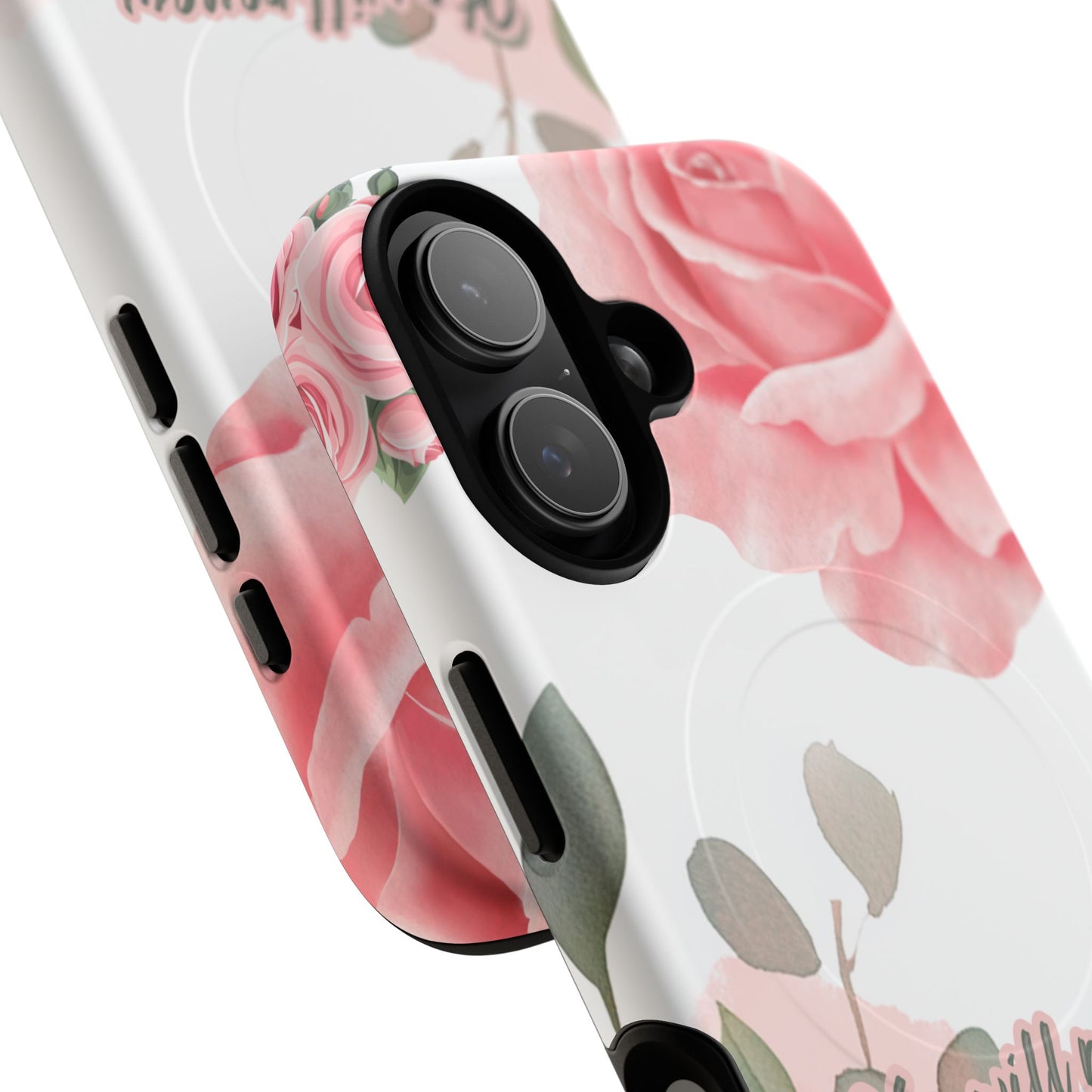 You will Renew your Strength Isaiah 40:11, Inspirational Gift, Tough iPhone Magnetic Case Scripture, Floral Bible Verse, MagSafe® iPhone®, iPhone 14, iPhone 15, iPhone 16, Pro, Pro Max, Plus.