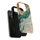 Stylish Tough Acrylic Magnetic iPhone Cases for Everyday Protection, Marble Design, Unique Gifts for Tech Lovers, Holiday Essentials