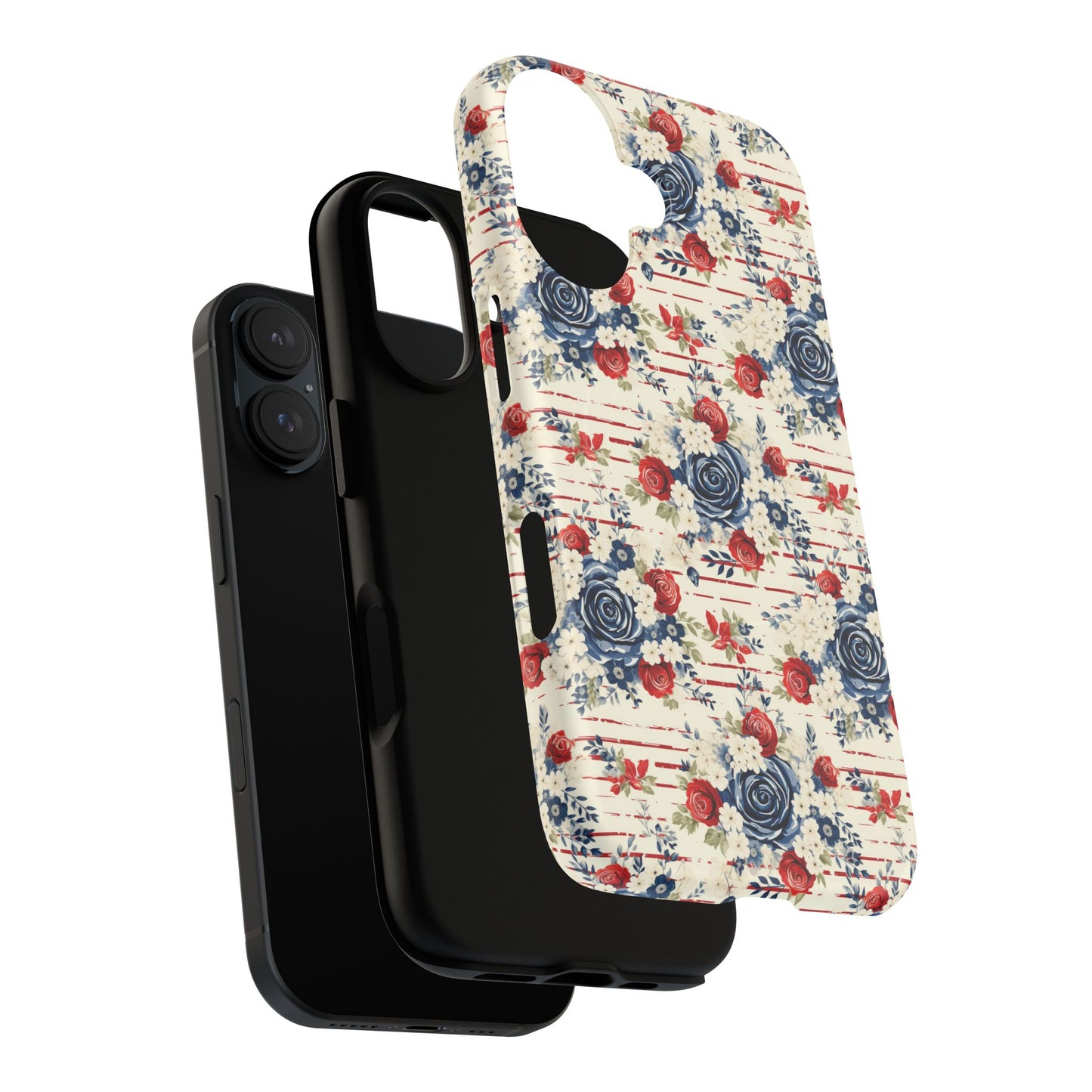 Rose & Glory Tough iPhone Magnetic Case, Vibrant Protective Cover, Stylish Gift for Her, Floral Design, iPhone Accessories, Anniversary Gift