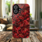 Crimson Bloom Tough iPhone Magnetic Case, Protective iPhone Case, Stylish iPhone Cover, Gift for Her, Mother's and Birthday Gifts, Unique Floral Accessories
