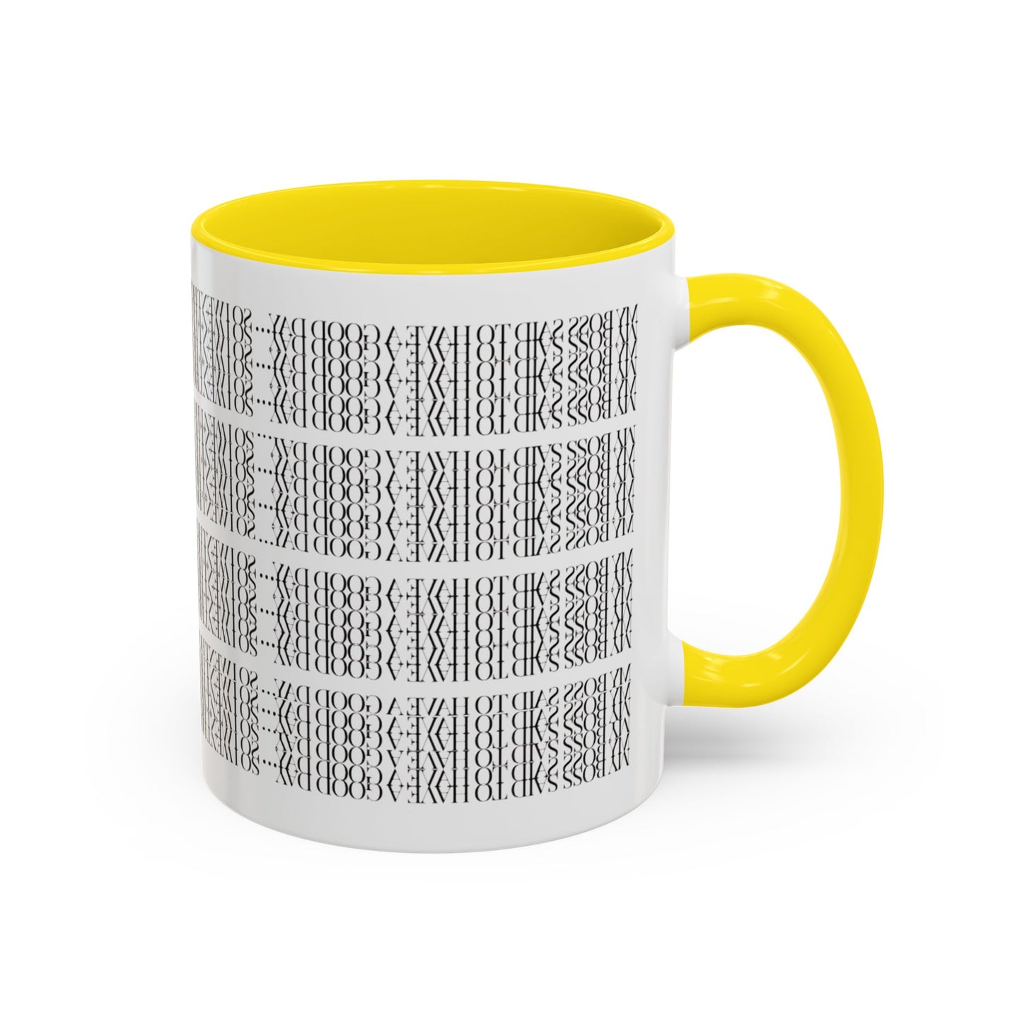 Funny Work Hidden Message Mug - “My Boss said to have a good day… so I went home.”- Viral Optical Illusion Mug - Secret Sarcastic Work Message - Dishwasher Safe, Unique Gifts for Coffee Lovers, Home & Office Decor, Holiday Present.