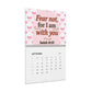 Inspirational Scripture Wall Calendar 2026 — Christian Bible Verse Monthly Calendar